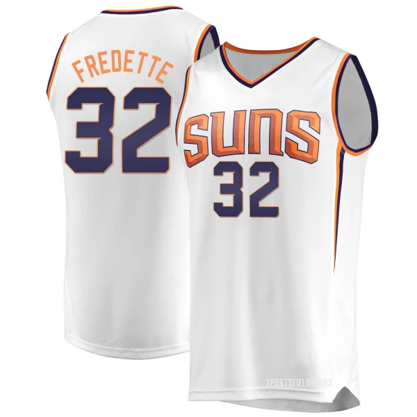 Youth Jimmer Fredette Phoenix Suns White Fast Break Jersey - Association Edition