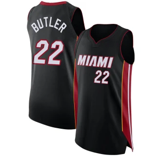 Youth Jimmy Butler Miami Heat Black Authentic Jersey - Icon Edition