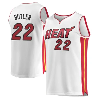 Youth Jimmy Butler Miami Heat White Fast Break Jersey - Association Edition