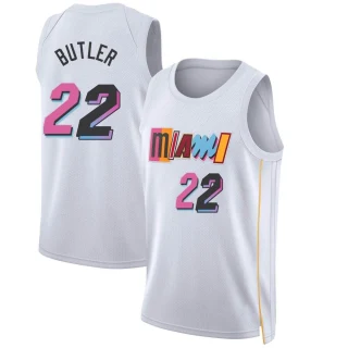 Youth Jimmy Butler Miami Heat White Swingman 2022/23 City Edition Jersey