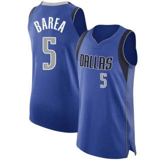 Youth J.J. Barea Dallas Mavericks Royal Authentic 2020/21 Jersey - Icon Edition