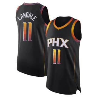 Youth Jock Landale Phoenix Suns Black Authentic Jordan Brand 2022/23 Jersey - Statement Edition