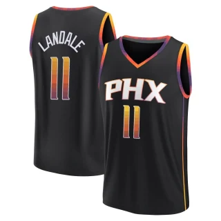 Youth Jock Landale Phoenix Suns Black Fast Break 2022/23 Jersey - Statement Edition