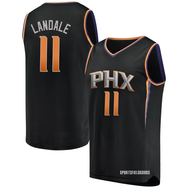 Youth Jock Landale Phoenix Suns Black Fast Break Jersey - Statement Edition