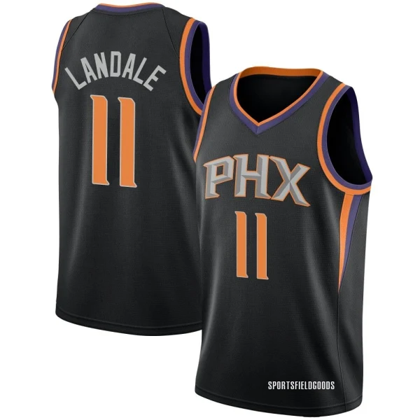 Youth Jock Landale Phoenix Suns Black Swingman Jersey - Statement Edition