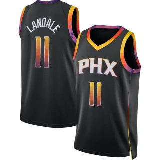 Youth Jock Landale Phoenix Suns Black Swingman Jordan Brand 2022/23 Jersey - Statement Edition