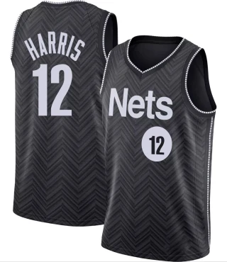 Youth Joe Harris Brooklyn Nets Black Swingman 2020/21 Jersey - Earned Edition