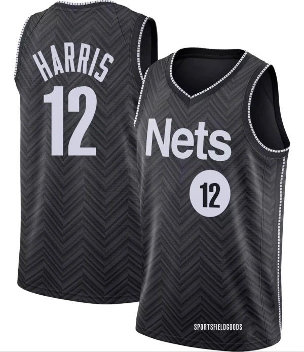 Youth Joe Harris Brooklyn Nets Black Swingman 2020/21 Jersey - Earned Edition