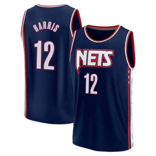 Youth Joe Harris Brooklyn Nets Navy Fast Break 2021/22 Replica City Edition Jersey
