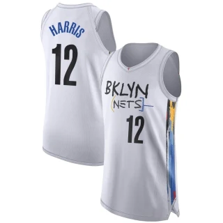 Youth Joe Harris Brooklyn Nets White Authentic 2022/23 City Edition Jersey