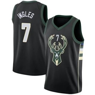 Youth Joe Ingles Milwaukee Bucks Black Swingman Jersey - Statement Edition