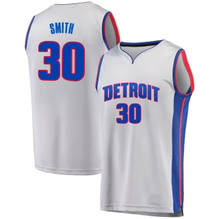Youth Joe Smith Detroit Pistons Gray Fast Break Alternate Jersey - Statement Edition