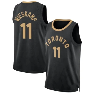 Youth Joe Wieskamp Toronto Raptors Black Fast Break 2022/23 City Edition Jersey