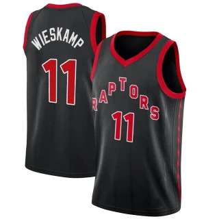 Youth Joe Wieskamp Toronto Raptors Black Swingman Jordan Brand 2020/21 Jersey - Statement Edition