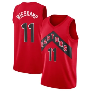 Youth Joe Wieskamp Toronto Raptors Red Swingman 2020/21 Jersey - Icon Edition