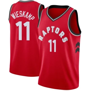 Youth Joe Wieskamp Toronto Raptors Red Swingman Jersey - Icon Edition