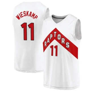 Youth Joe Wieskamp Toronto Raptors White Fast Break 2020/21 Jersey - Association Edition