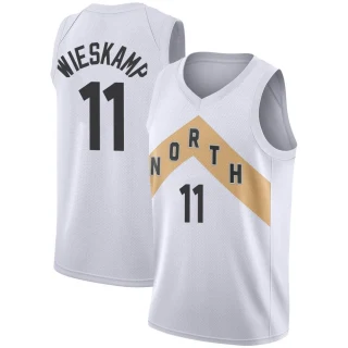 Youth Joe Wieskamp Toronto Raptors White Swingman 2018/19 Jersey - City Edition