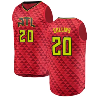 Youth John Collins Atlanta Hawks Red Fast Break Jersey - Statement Edition