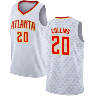 Youth John Collins Atlanta Hawks White Swingman Jersey - Association Edition