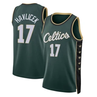 Youth John Havlicek Boston Celtics Green Swingman 2022/23 City Edition Jersey