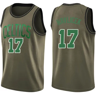 Youth John Havlicek Boston Celtics Green Swingman Salute to Service Jersey