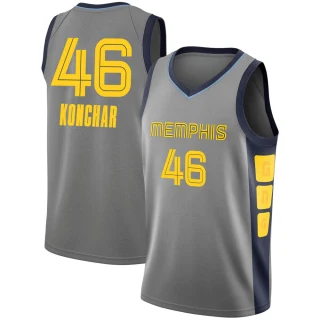 Youth John Konchar Memphis Grizzlies Gray Swingman 2018/19 Jersey - City Edition