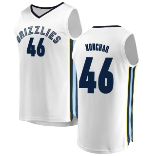 Youth John Konchar Memphis Grizzlies White Fast Break Jersey - Association Edition