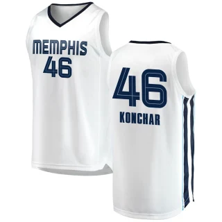 Youth John Konchar Memphis Grizzlies White Swingman 2018/19 Jersey - Association Edition