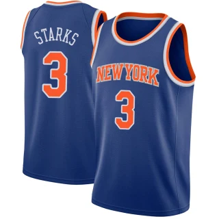 Youth John Starks New York Knicks Blue Swingman Jersey - Icon Edition
