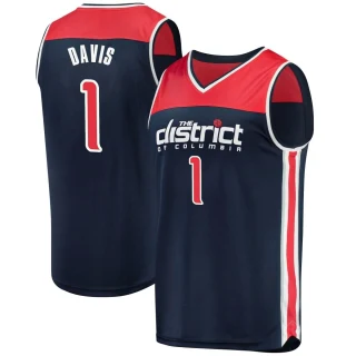 Youth Johnny Davis Washington Wizards Navy Fast Break 2019/20 Jersey - Statement Edition