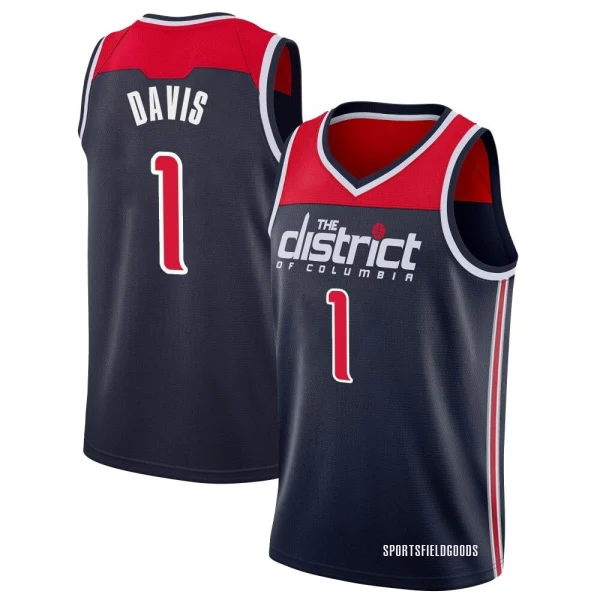 Youth Johnny Davis Washington Wizards Navy Swingman 2019/20 Jersey - Statement Edition