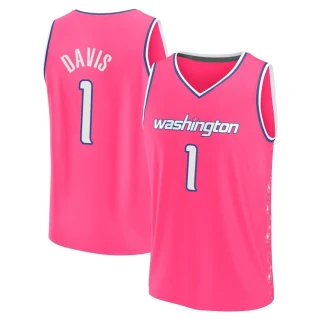 Youth Johnny Davis Washington Wizards Pink Fast Break 2022/23 City Edition Jersey