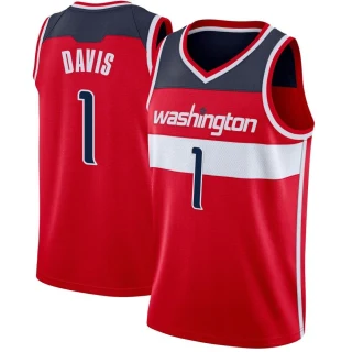 Youth Johnny Davis Washington Wizards Red Swingman Jersey - Icon Edition