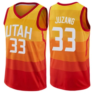 Youth Johnny Juzang Utah Jazz Orange Swingman Jersey - City Edition