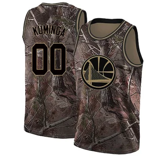Youth Jonathan Kuminga Golden State Warriors Gold Swingman Camo Realtree Collection Jersey