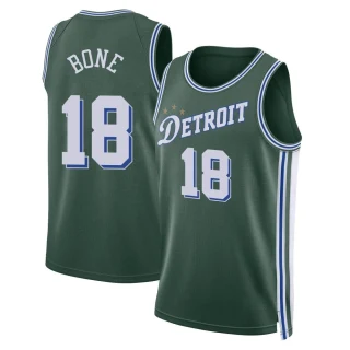 Youth Jordan Bone Detroit Pistons Green Swingman 2022/23 City Edition Jersey