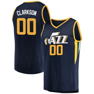 Youth Jordan Clarkson Utah Jazz Navy Fast Break Jersey - Icon Edition