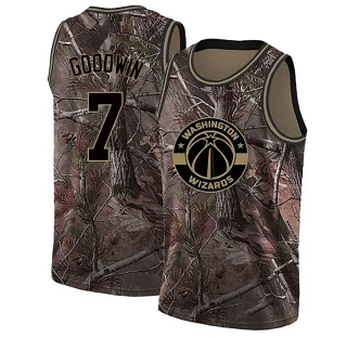 Youth Jordan Goodwin Washington Wizards Camo Swingman Realtree Collection Jersey