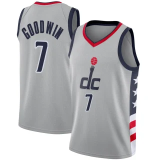 Youth Jordan Goodwin Washington Wizards Gray Swingman 2020/21 Jersey - City Edition