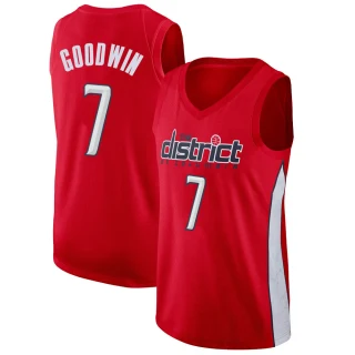 Youth Jordan Goodwin Washington Wizards Red Swingman 2018/19 Jersey - Earned Edition