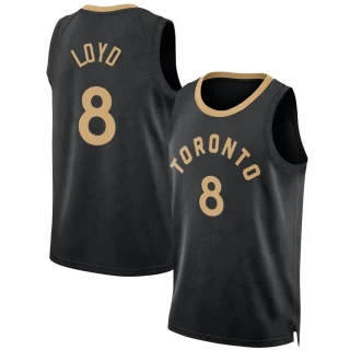 Youth Jordan Loyd Toronto Raptors Black Fast Break 2022/23 City Edition Jersey