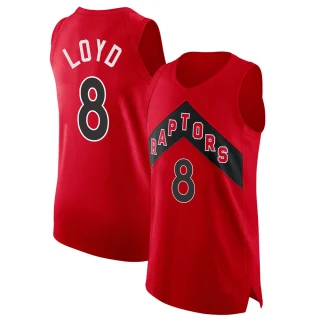 Youth Jordan Loyd Toronto Raptors Red Authentic 2020/21 Jersey - Icon Edition