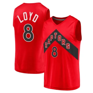 Youth Jordan Loyd Toronto Raptors Red Fast Break 2020 Jersey - Icon Edition