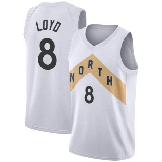 Youth Jordan Loyd Toronto Raptors White Swingman 2018/19 Jersey - City Edition