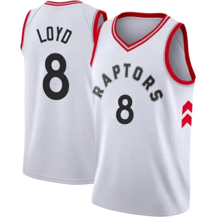 Youth Jordan Loyd Toronto Raptors White Swingman Jersey - Association Edition