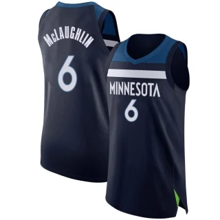 Youth Jordan McLaughlin Minnesota Timberwolves Navy Authentic Jersey - Icon Edition