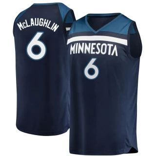 Youth Jordan McLaughlin Minnesota Timberwolves Navy Fast Break Jersey - Icon Edition