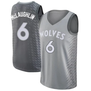 Youth Jordan McLaughlin Minnesota Timberwolves Swingman Silver Jersey - City Edition