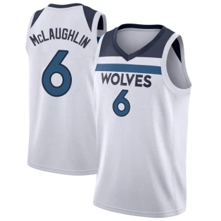 Youth Jordan McLaughlin Minnesota Timberwolves White Swingman Jersey - Icon Edition